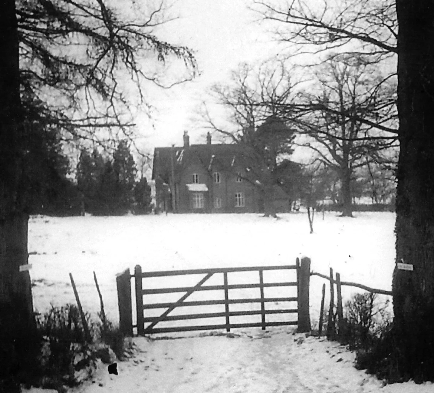 In 1947, during one of the most severe winters on record, all roads in Oxenhall were closed for weeks on end