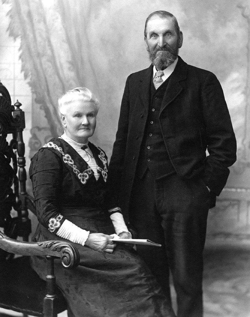 Daniel and Jane Goulding of Kews Farm helped their children to take up farming