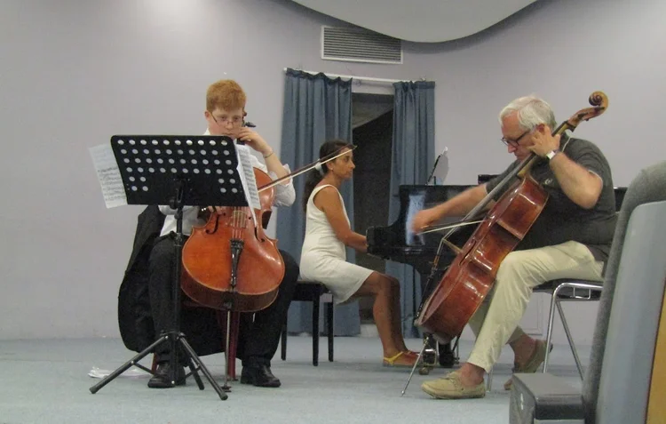 Alessandro Parfitt with david geringas