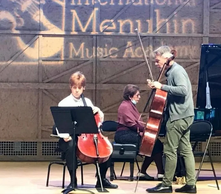 Alessandro Parfitt with alban gerhardt