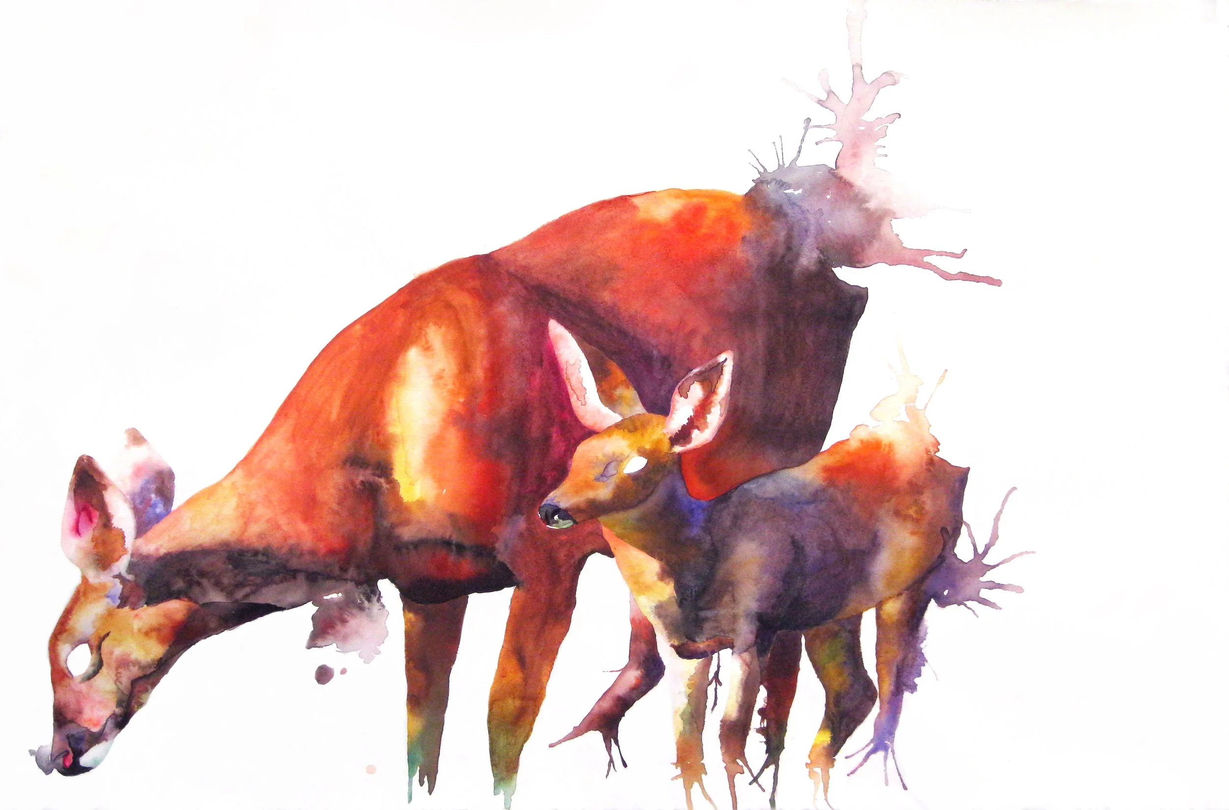 Promise Me: watercolor and gouache, 24.5 X 38 inches, 2011