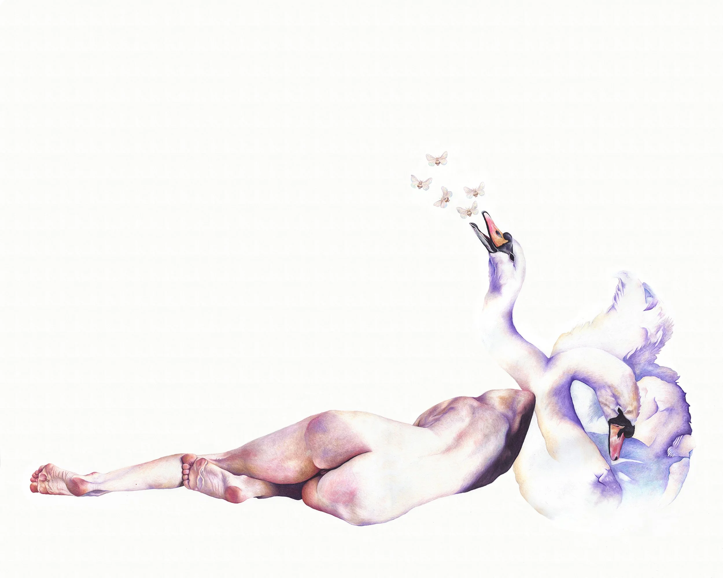 Tuonela: colored pencil, 38 X 50 inches