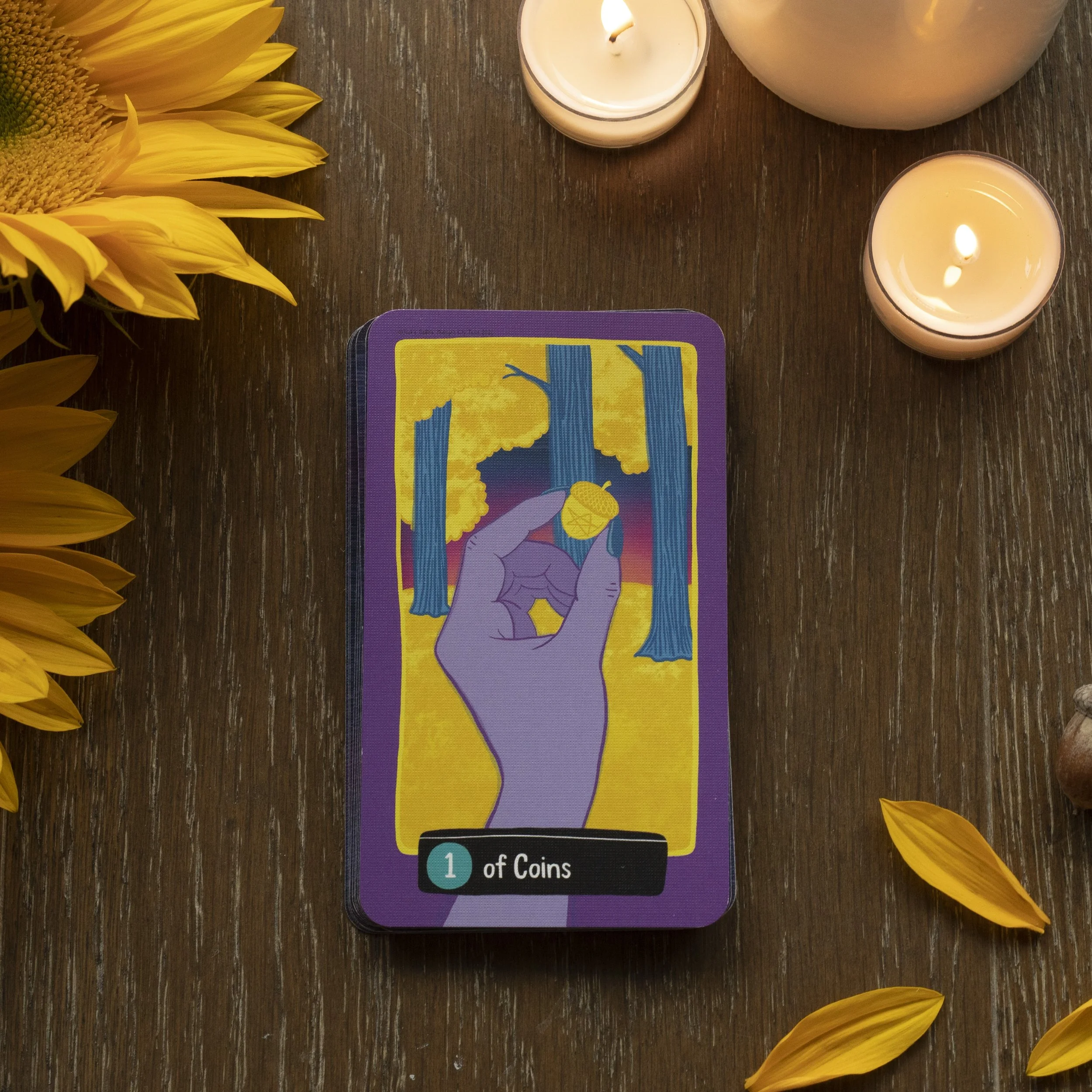 Ace of Coins Sunflower.jpg