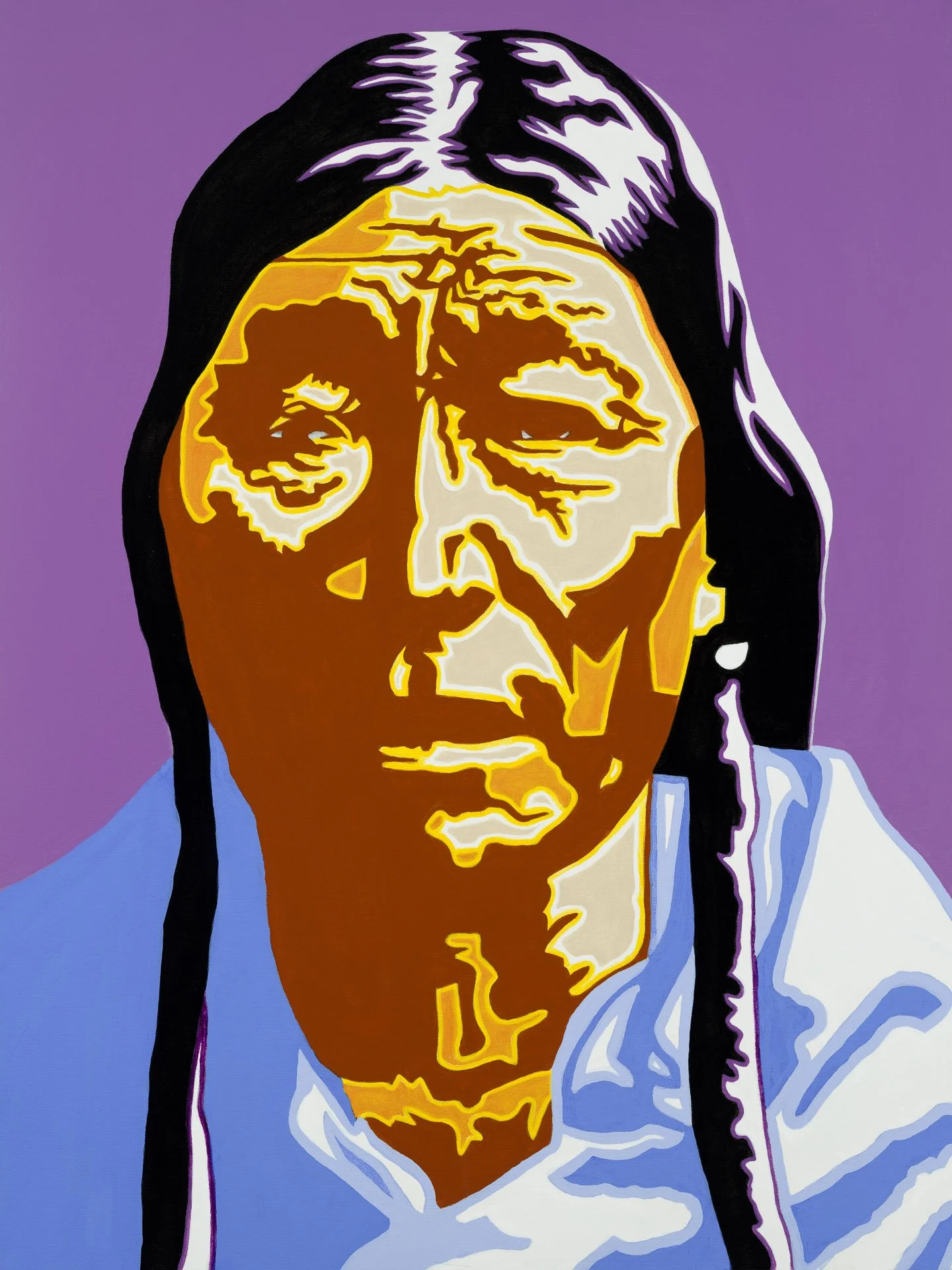 Cheyenne Brave - Purple - Print