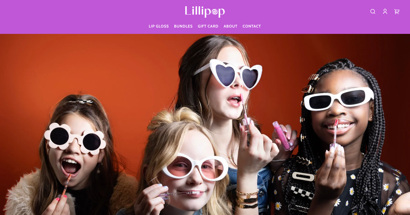 Lillipop kid-safe beauty brand campaign — Shopify eCommerce store designed by CCV Creative