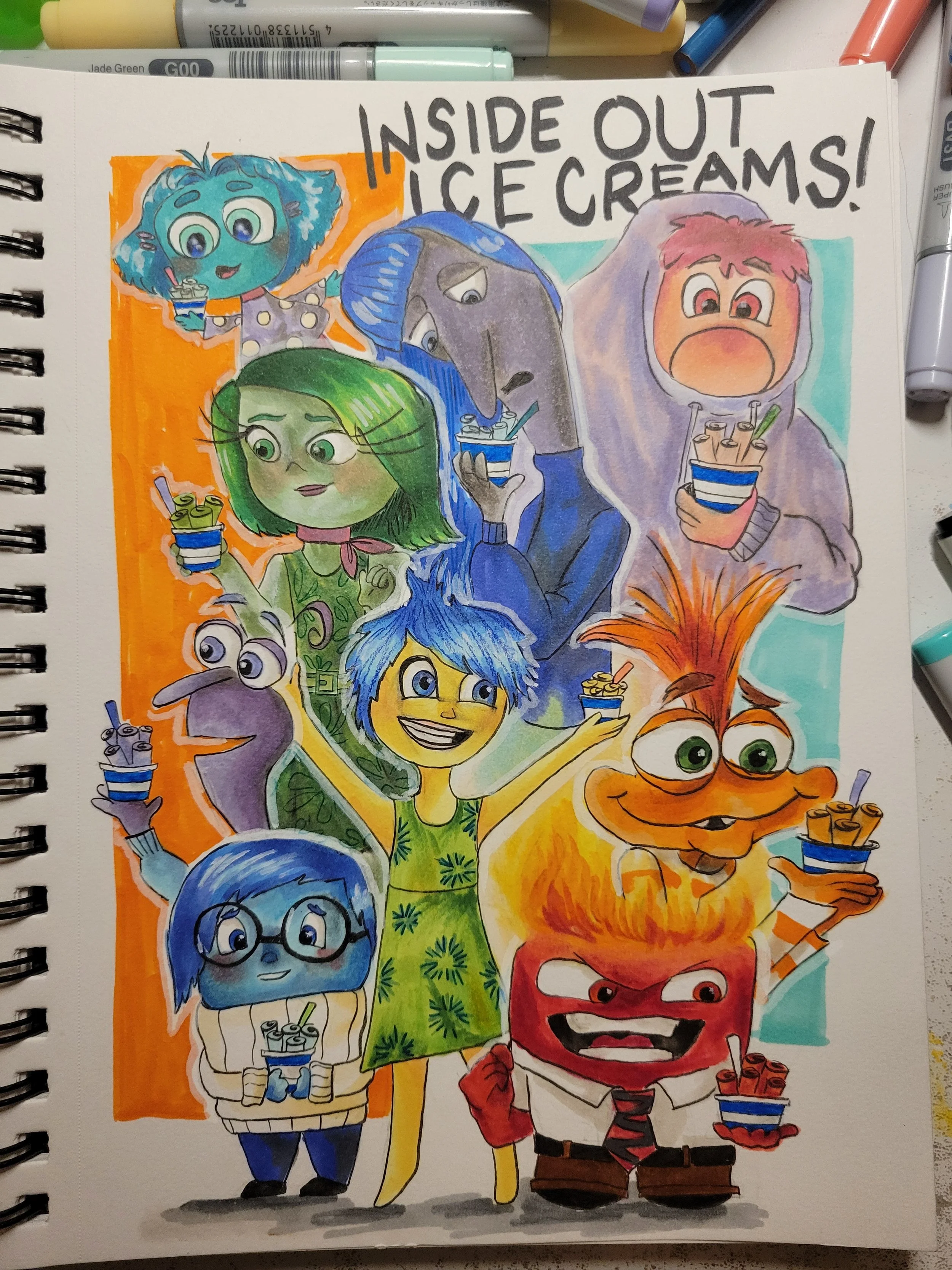 SHAVED ICE / ROLLED ICE CREAM BUSINESS POSTER DESIGN