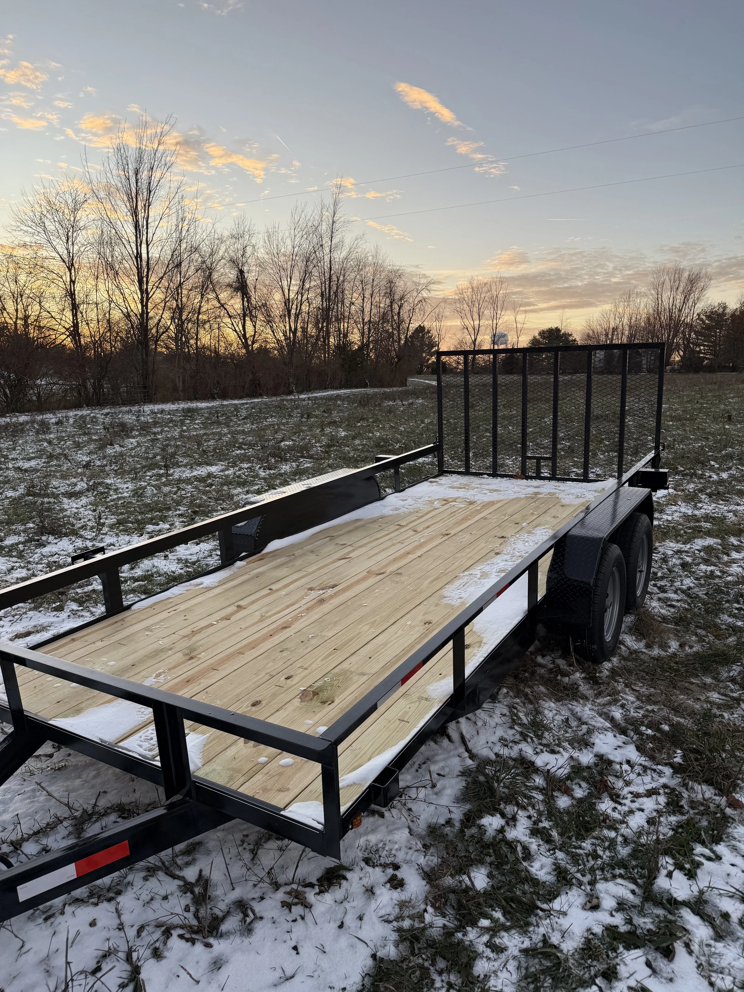 2026 C & W 16' x 6'6" Utility Trailer