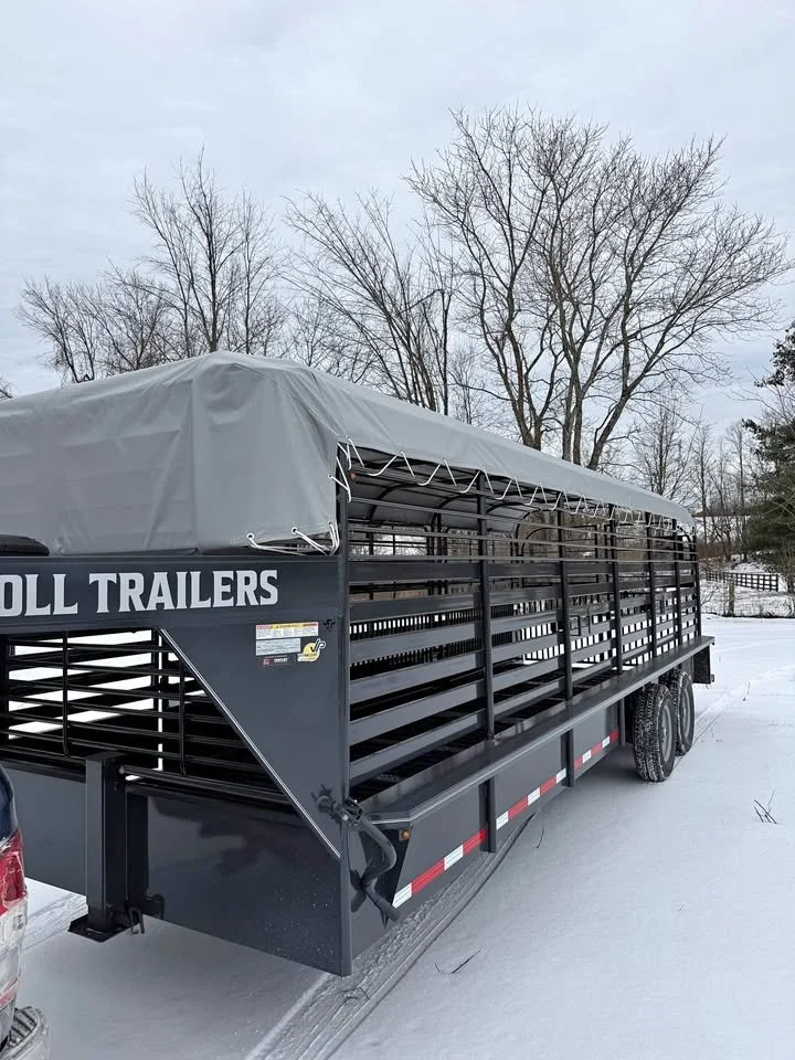 24x7 Stoll Livestock trailer