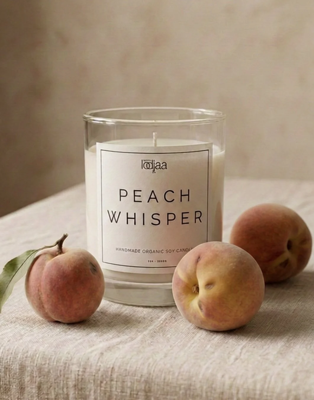 Bougie parfumée Jardin Peach Whisper