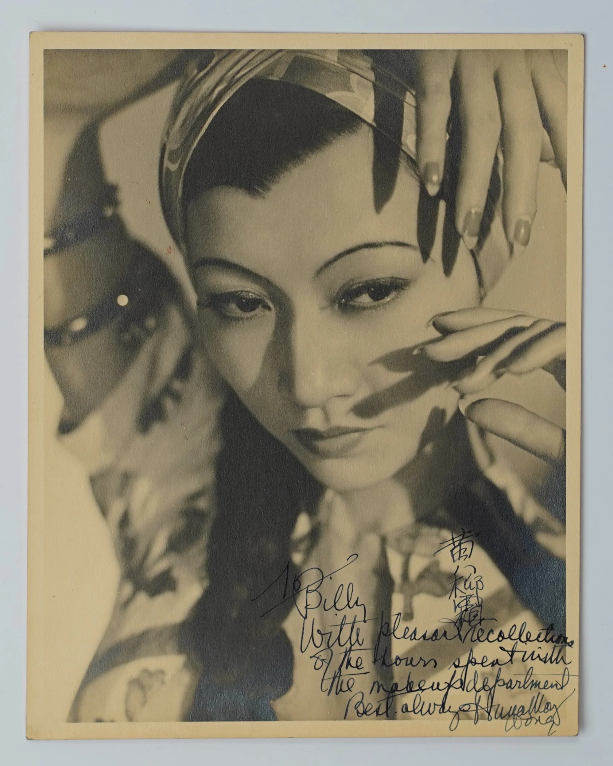 Inscribed by Anna May Wong