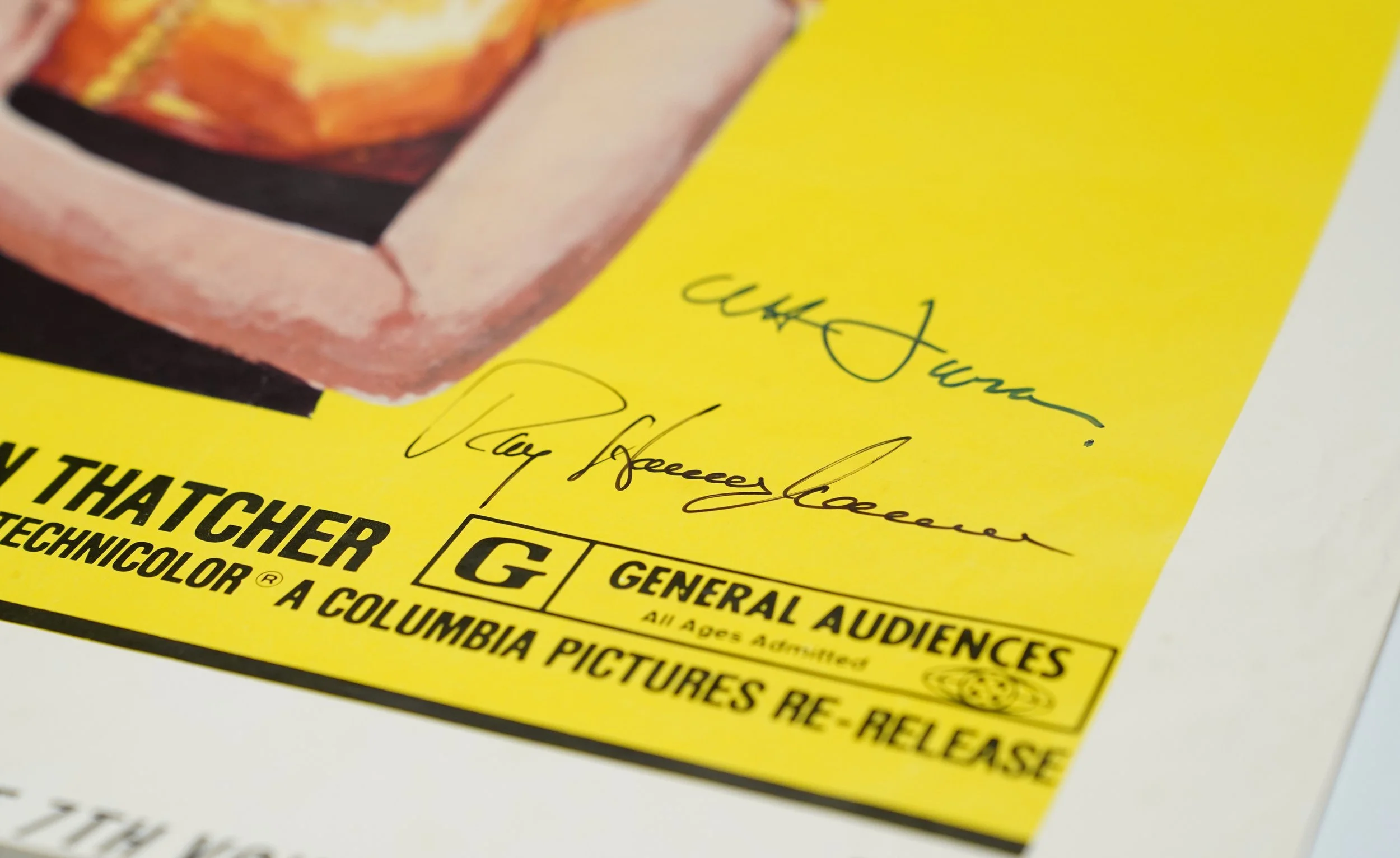 Signed by Ray Harryhausen and Nathan Juran