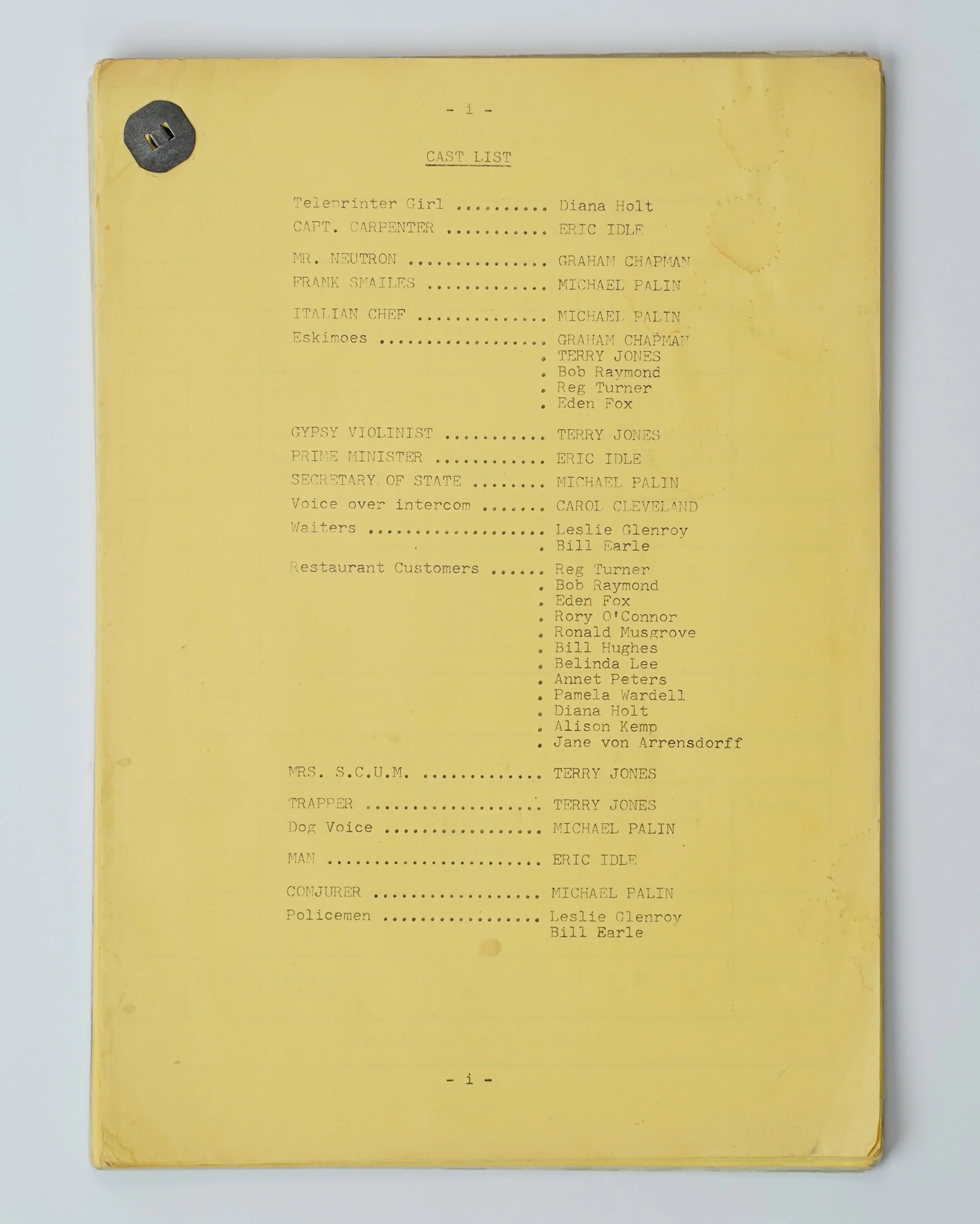 And Now For Something Completely Different ...’