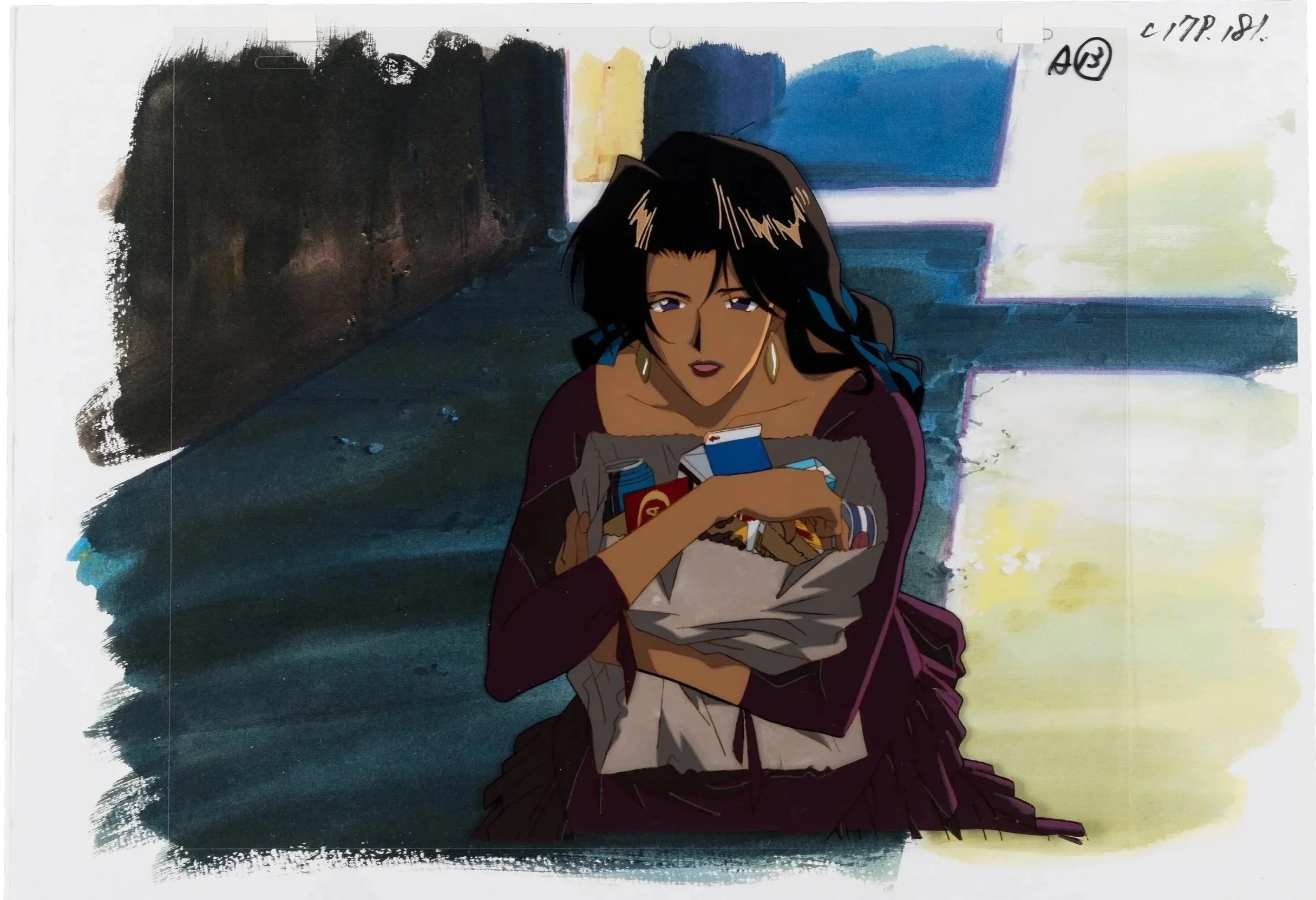 An Animation Cel From Cowboy Bebop.
