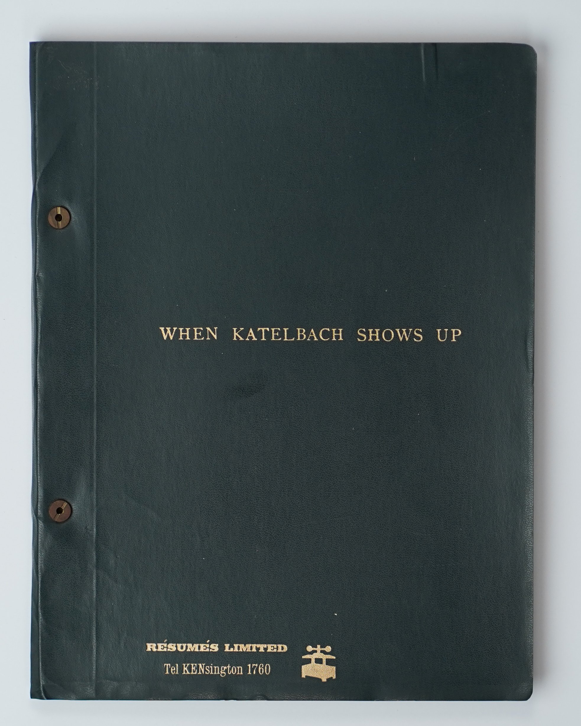 Polanski’s Cul-de-Sac, In Draft form.