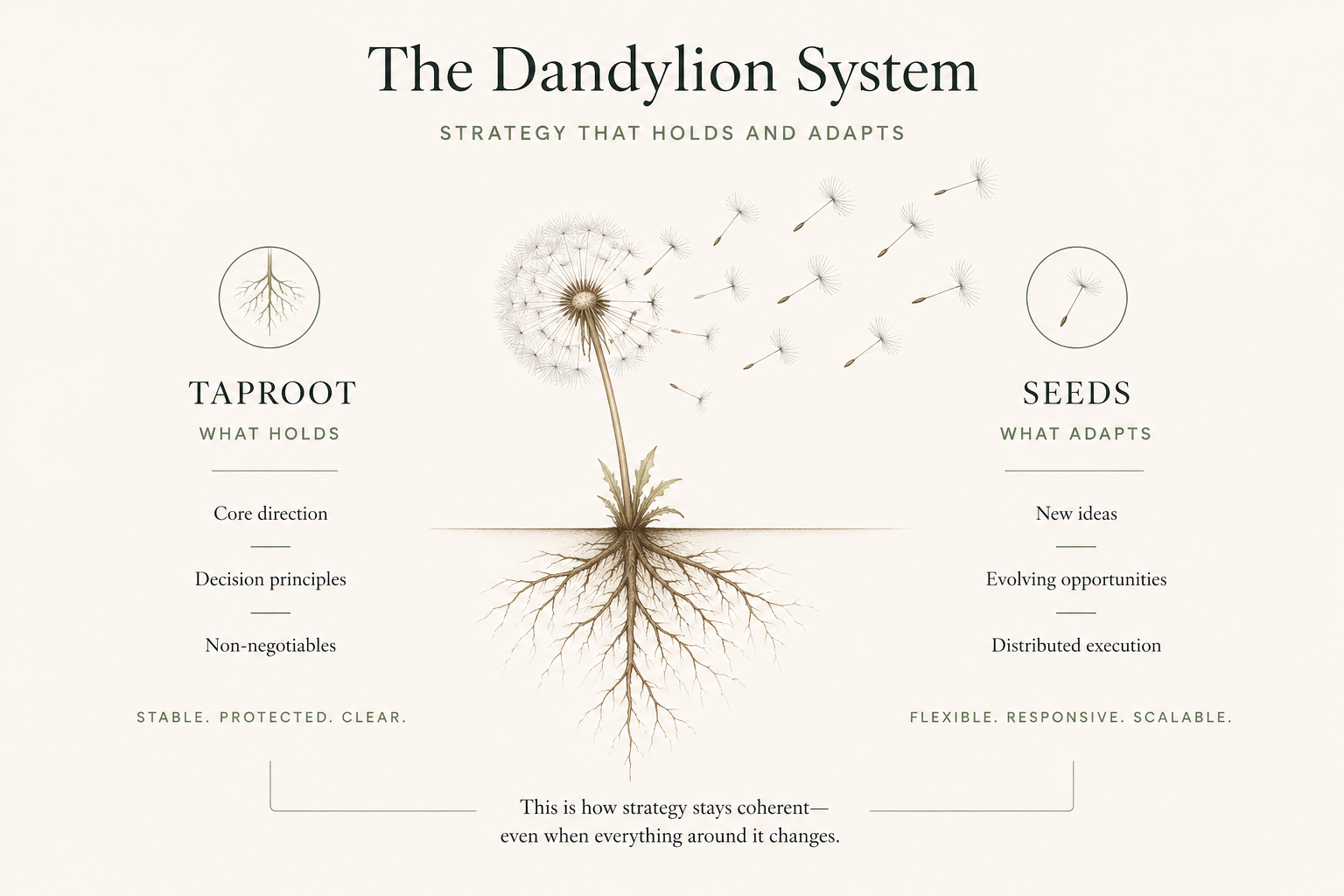The Dandelion Framework: A Systems Approach to Resilient Business Growth