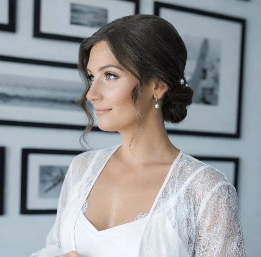 Natural bridal makeup featuring radiant skin by Makeup by Monica, LLC NJ