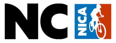 NICA logo with text and bicycle graphic
