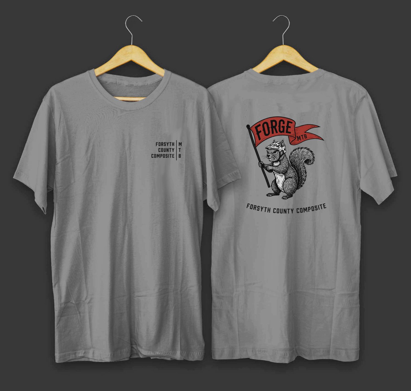 Forge Squirrel S/S T-Shirt Stone