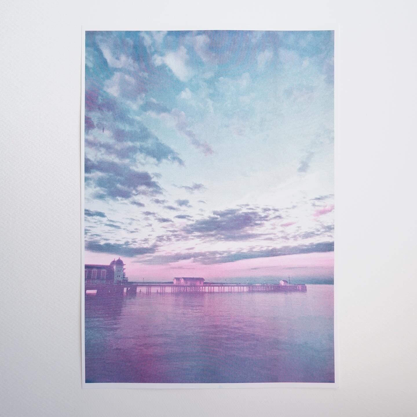 Pink Penarth 💗

I&rsquo;d taken the original picture in Penarth with the most beautiful pink sunset! The piece was made for an exhibition, where we could only use the colours teal and fluorescent pink, so this picture was the obvious choice 🤩 

I&r