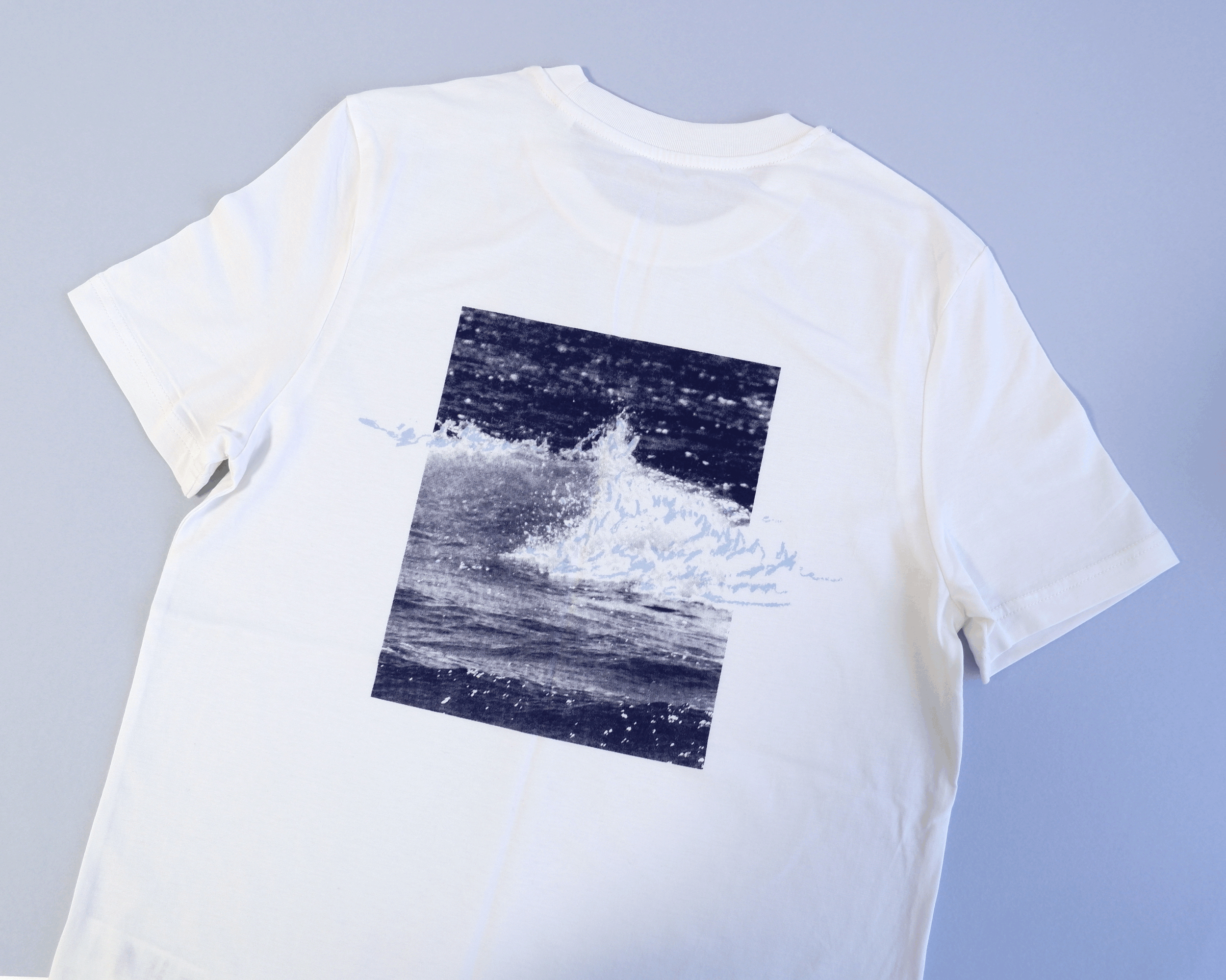 Waves T-shirt  - White