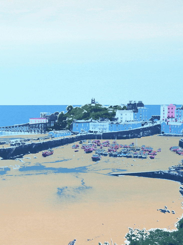 original artwork of Tenby, Pembrokeshire