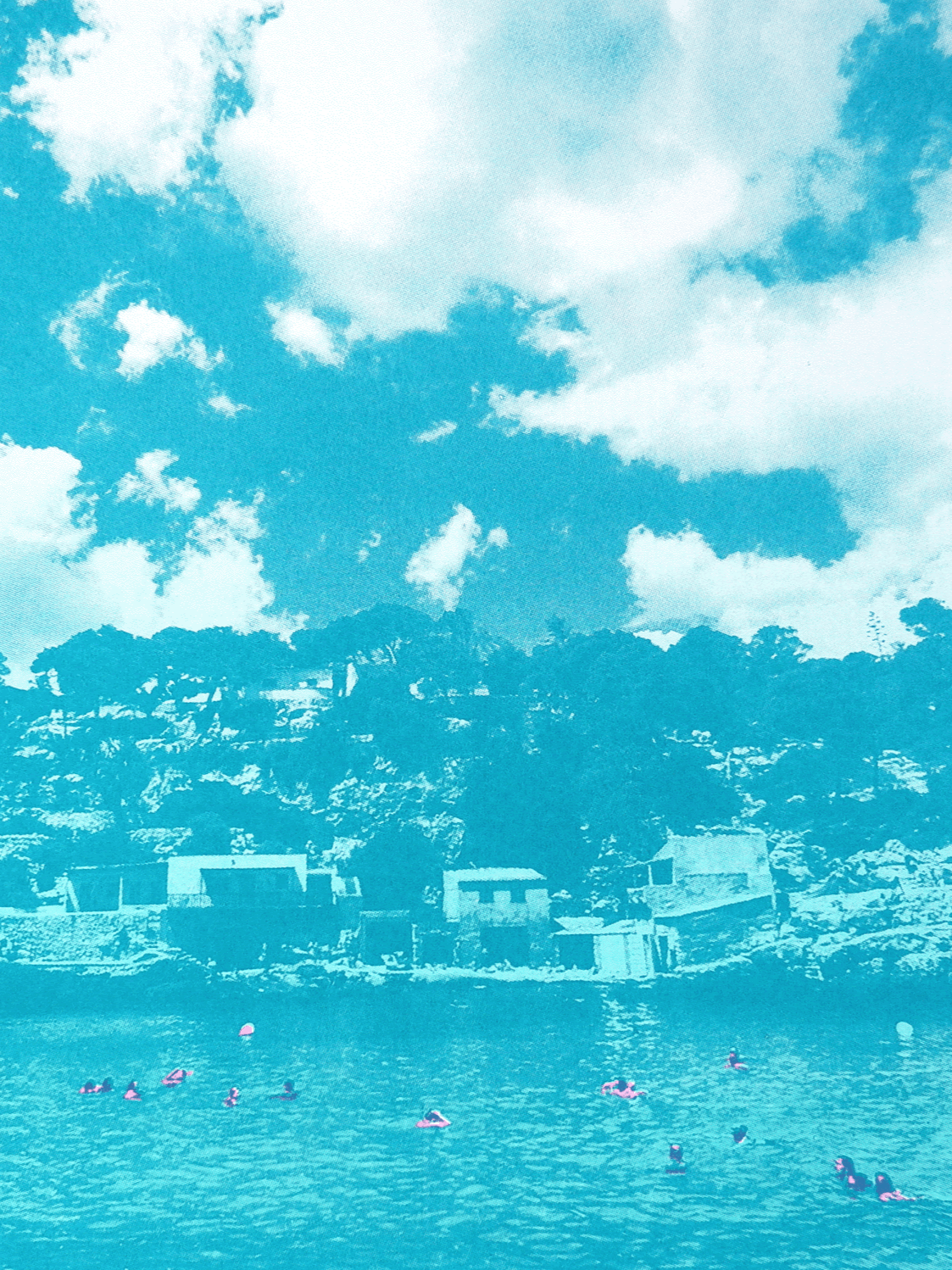 bright and colorful holiday themed original artwork