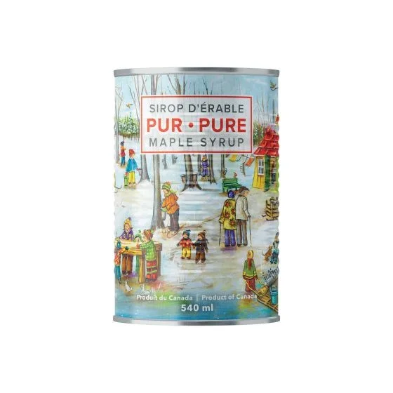 Sirop d'érable pur à 100% - canne traditionnelle