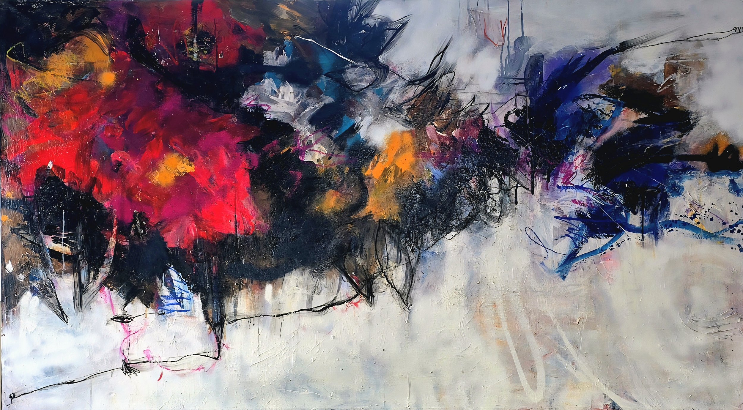 Fault Line in Bloom | 40x72