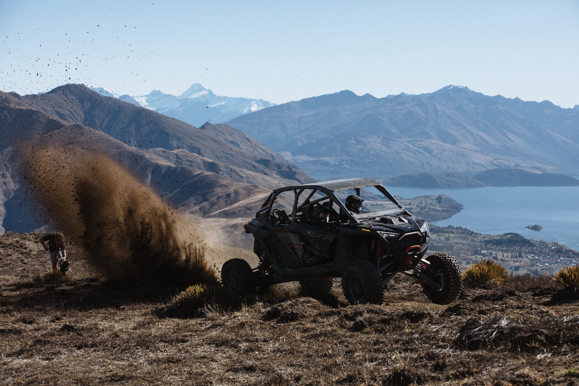 GETTING SPRAYED - POLARIS RZR - CRIFFEL STATION 
