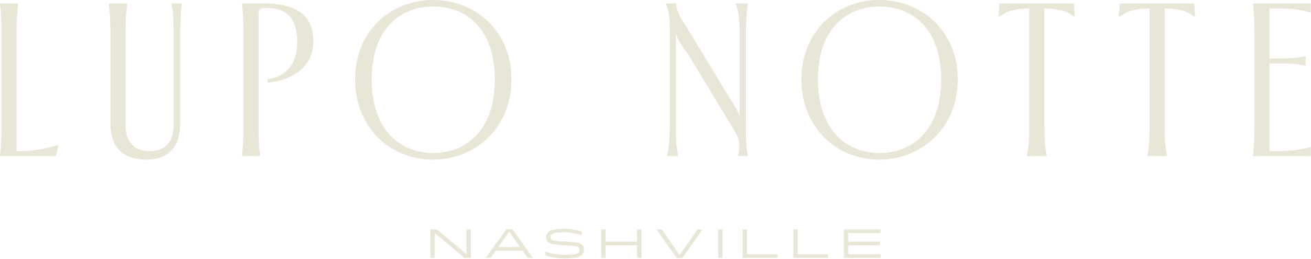 Lupo Notte - Nashville