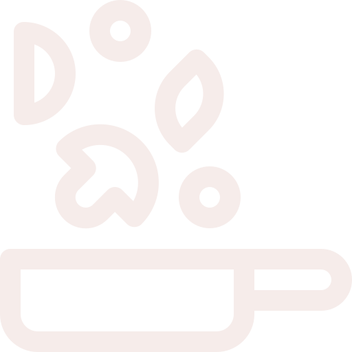Illustration of a coffee cup with floating coffee beans and letters D, O, G above it, all in white on a black background.
