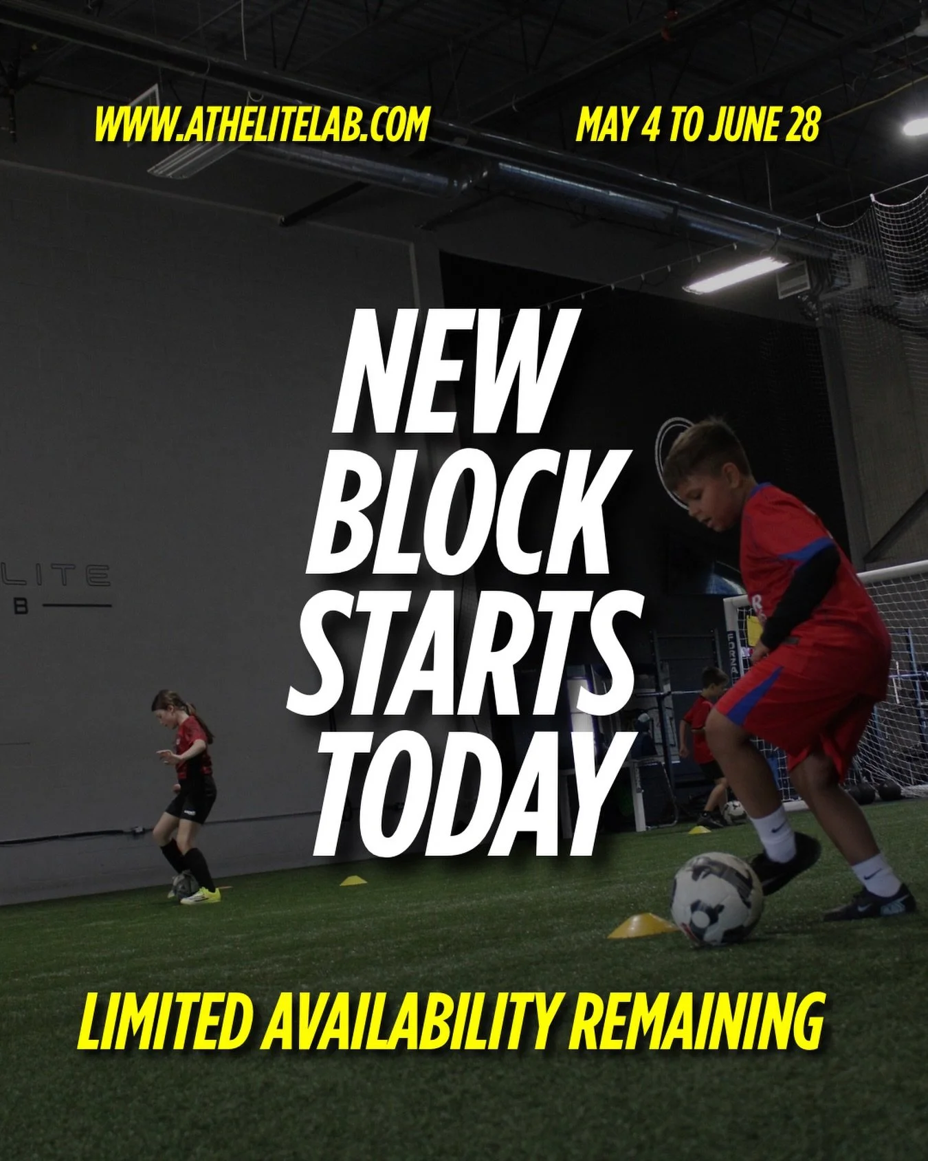 NEW BLOCK STARTS TODAY 😤

8 weeks to lock in and work towards being a better version of you.

Limited availability remains! 

Details at www.athelitelab.com