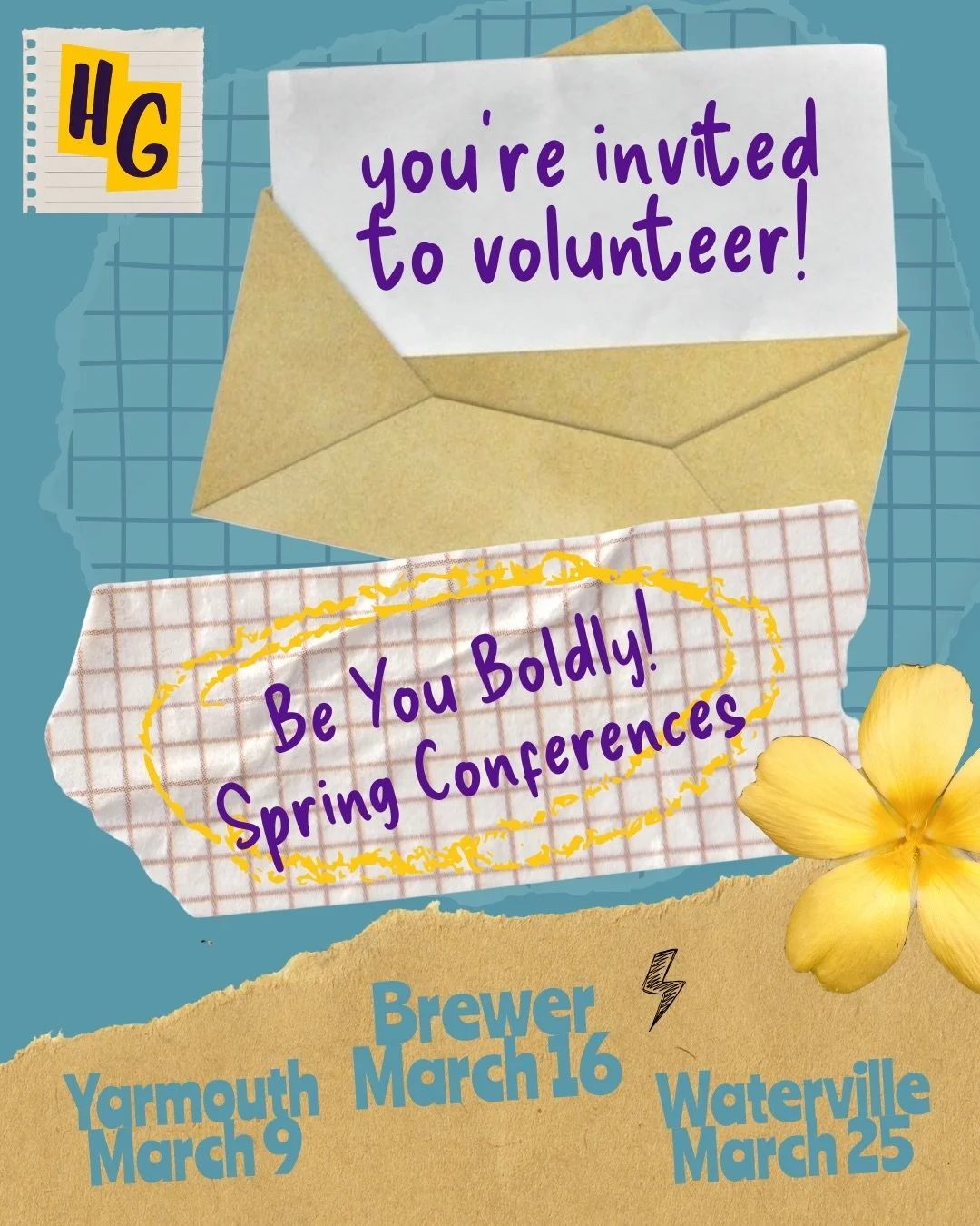 Looking for a meaningful way to participate in youth-led social change 👀? 

Volunteer with us this March! 🌸✨ Our Be You Boldly Conferences are focused on community, justice, gender equity, and so much more. We hope to hear from you 🔜

Volunteering