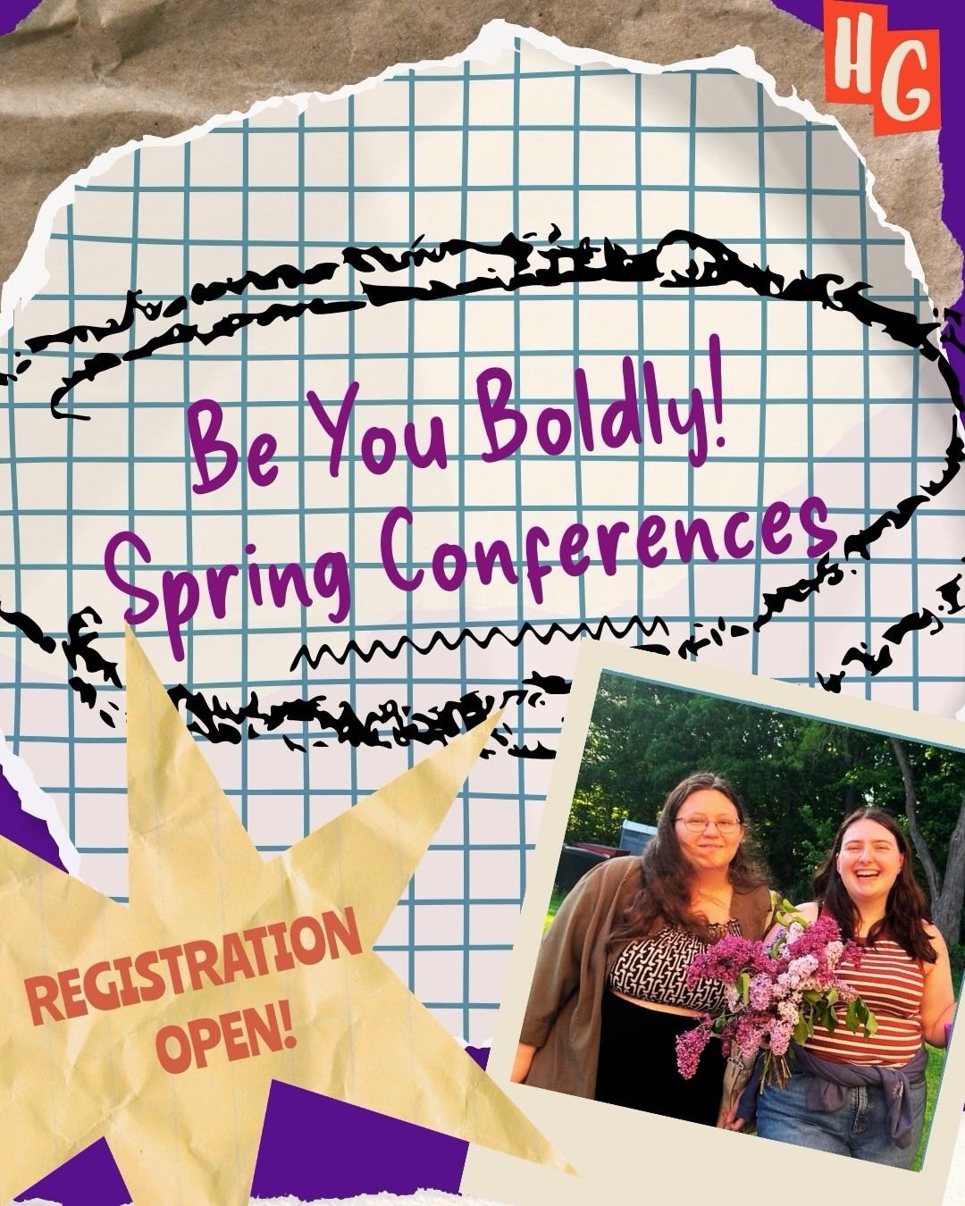 Registration is OPEN for our Be You Boldly Conference! 

We can&rsquo;t wait to welcome everyone for a day of connection, creation, and courage. Let&rsquo;s cause a ruckus 💥😜

Registration link in bio&mdash; 🔗HardyGirls.org/be-you-boldly/

#HardyG