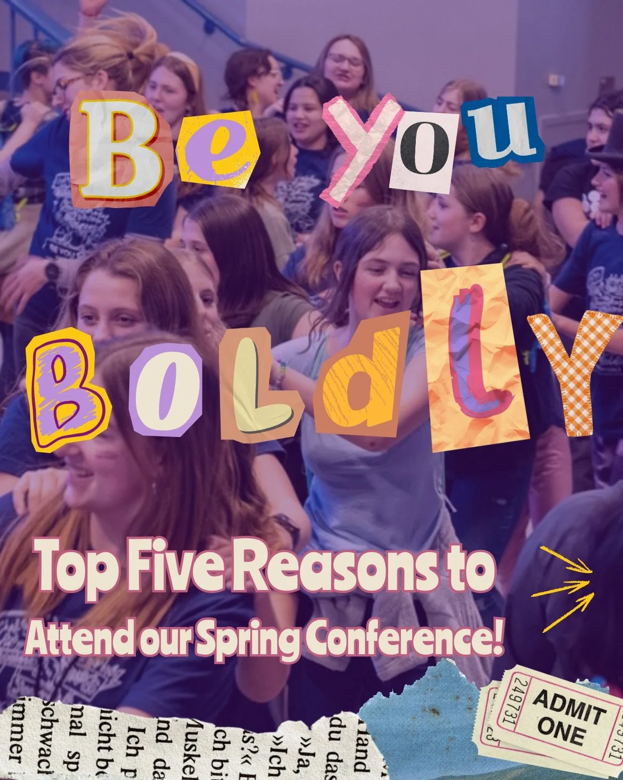Why should you join us on March 25th? 🌸💜 Here are our TOP 5 reasons! 
⭐️ See them for yourself in Waterville, next Wednesday. 

Register with the link in our bio&hellip;
🔗HardyGirls.org/be-you-boldly/