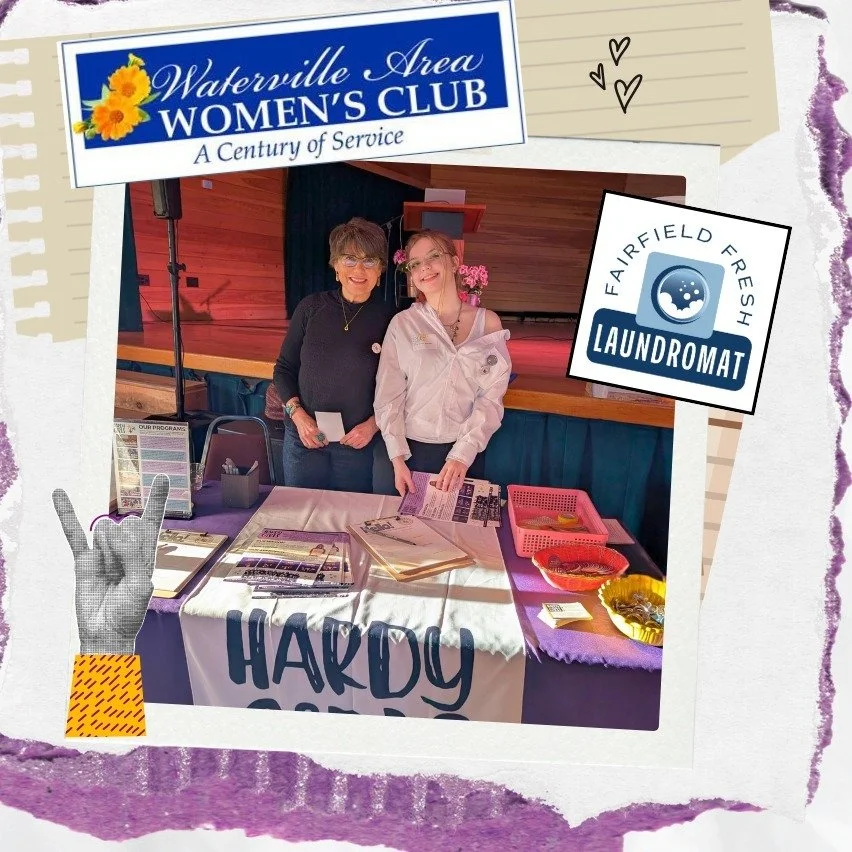 We had such a FABulous time meeting 100 amazing women who gave to local organizations like Hardy Girls!💥
We're so grateful to all of you and the Waterville Area Women's Club for inviting us and hosting such a fun night. And Fairfield Fresh Laundroma