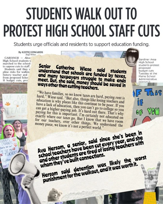 SO PROUD of our FAB members, Ava and Catherine, for causing a ruckus!💥
 #causearuckus #youthled #fab