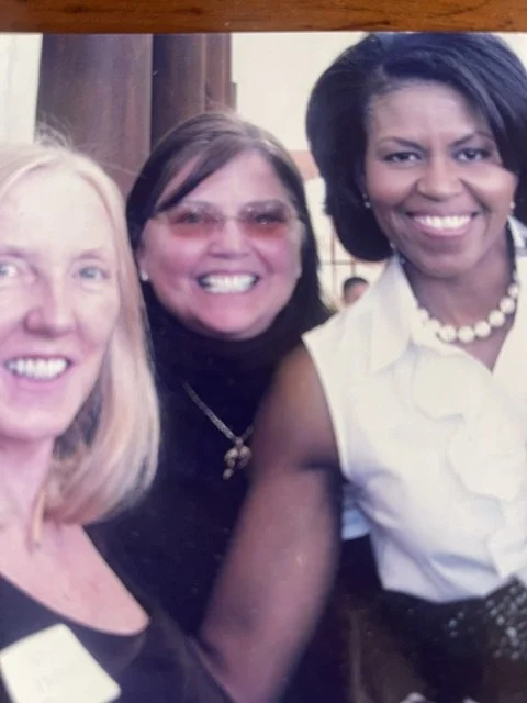 With Michelle Obama!!!
