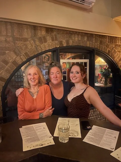 w/ my daughter and granddaughter