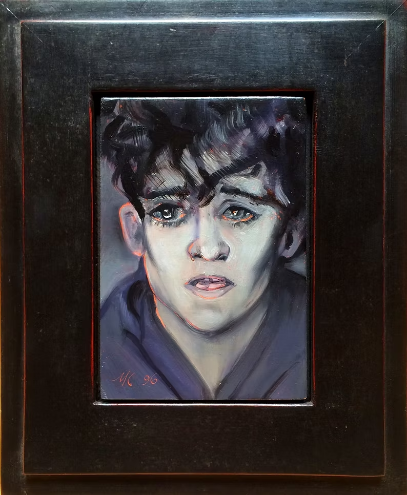  ITEM 020-54. Portrait of a Young Killer by an anonymous artist
