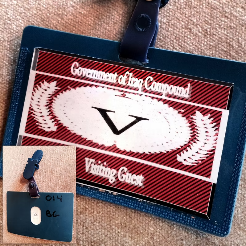 ITEM 055-733: Artifact from the U.S. Occupation of Iraq ca, 2007