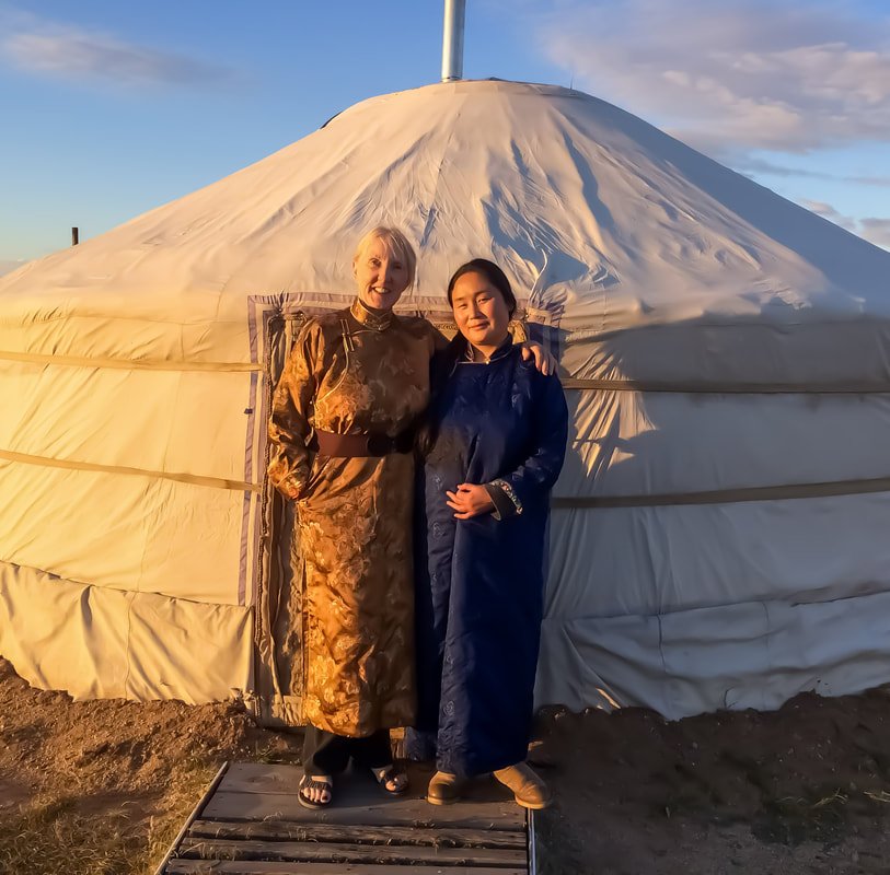 My yurt in Mongolia