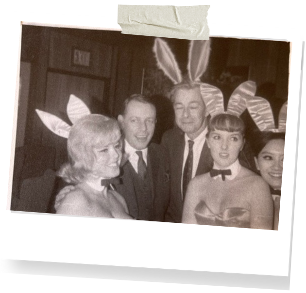 At the Playboy Mansion
