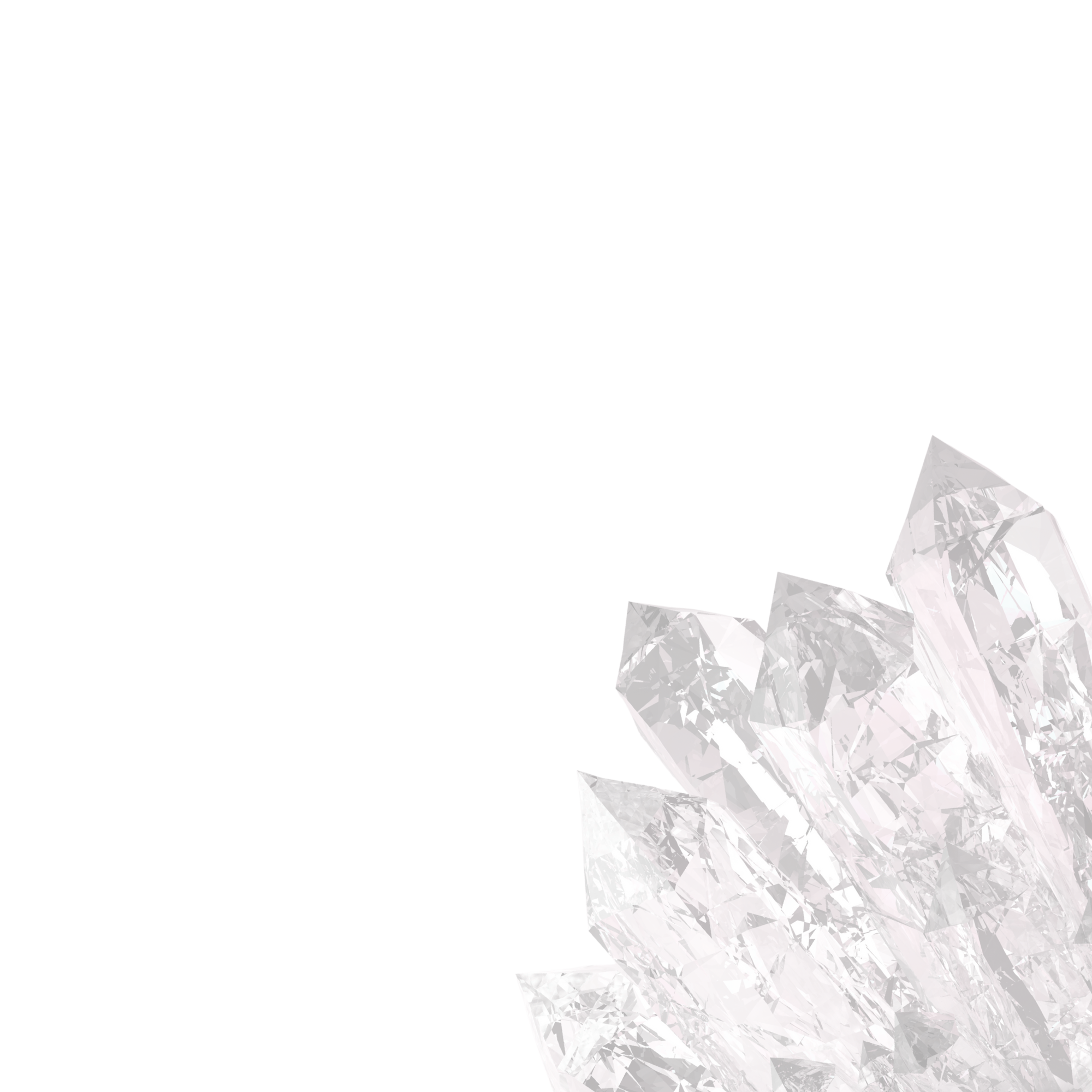 A cluster of pink and clear gemstones or crystals with faceted surfaces, arranged against a black background.