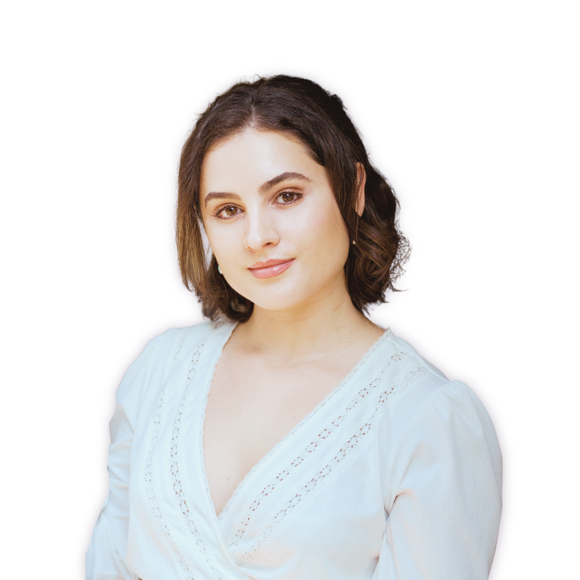 Portrait of Olympia Georgeson, psychotherapist, coach for intimacy, love, trauma-informed relationship.