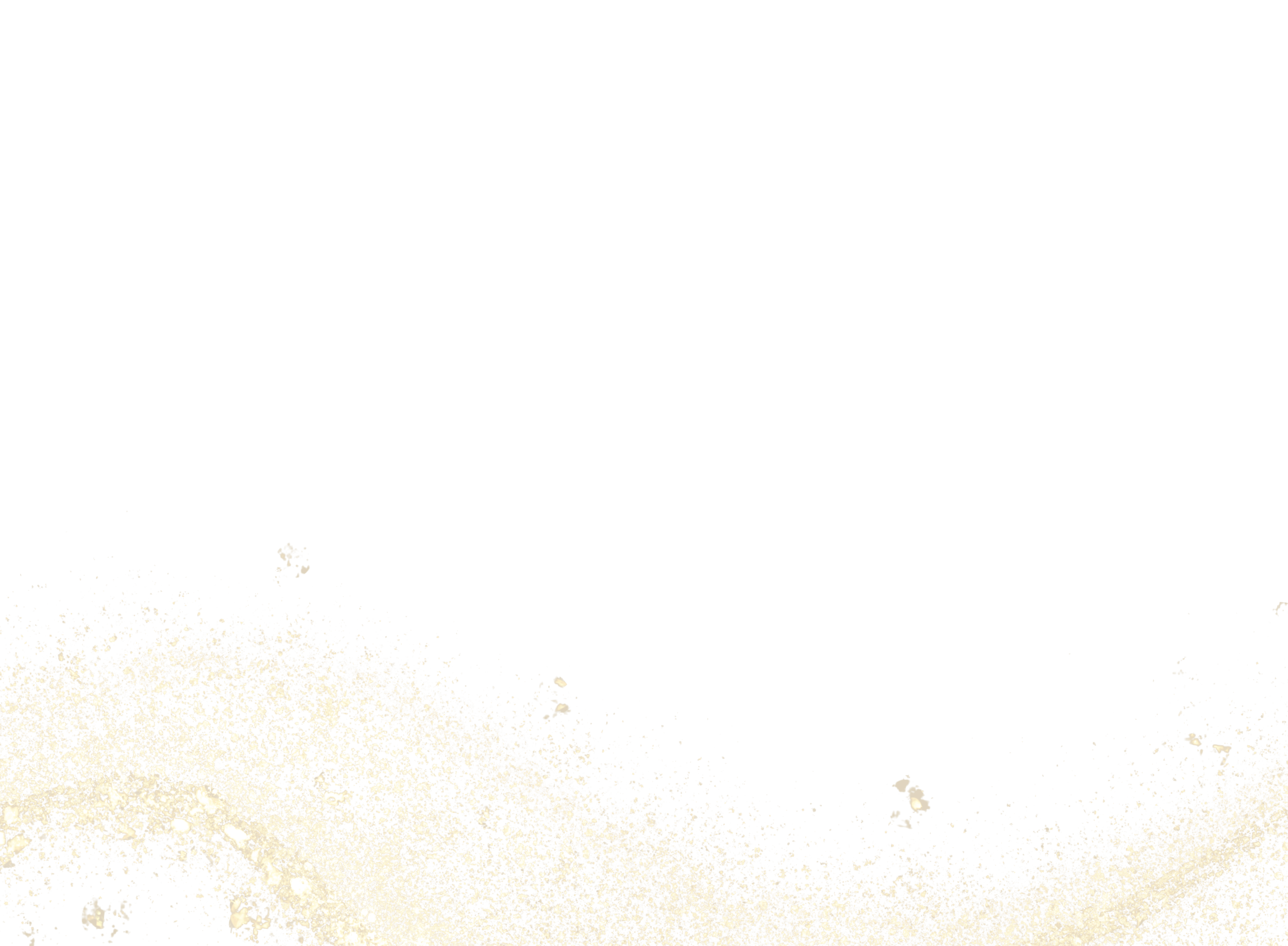 A landscape with a sparkly, glittering gold field in the foreground and a body of water with a mountain in the background.