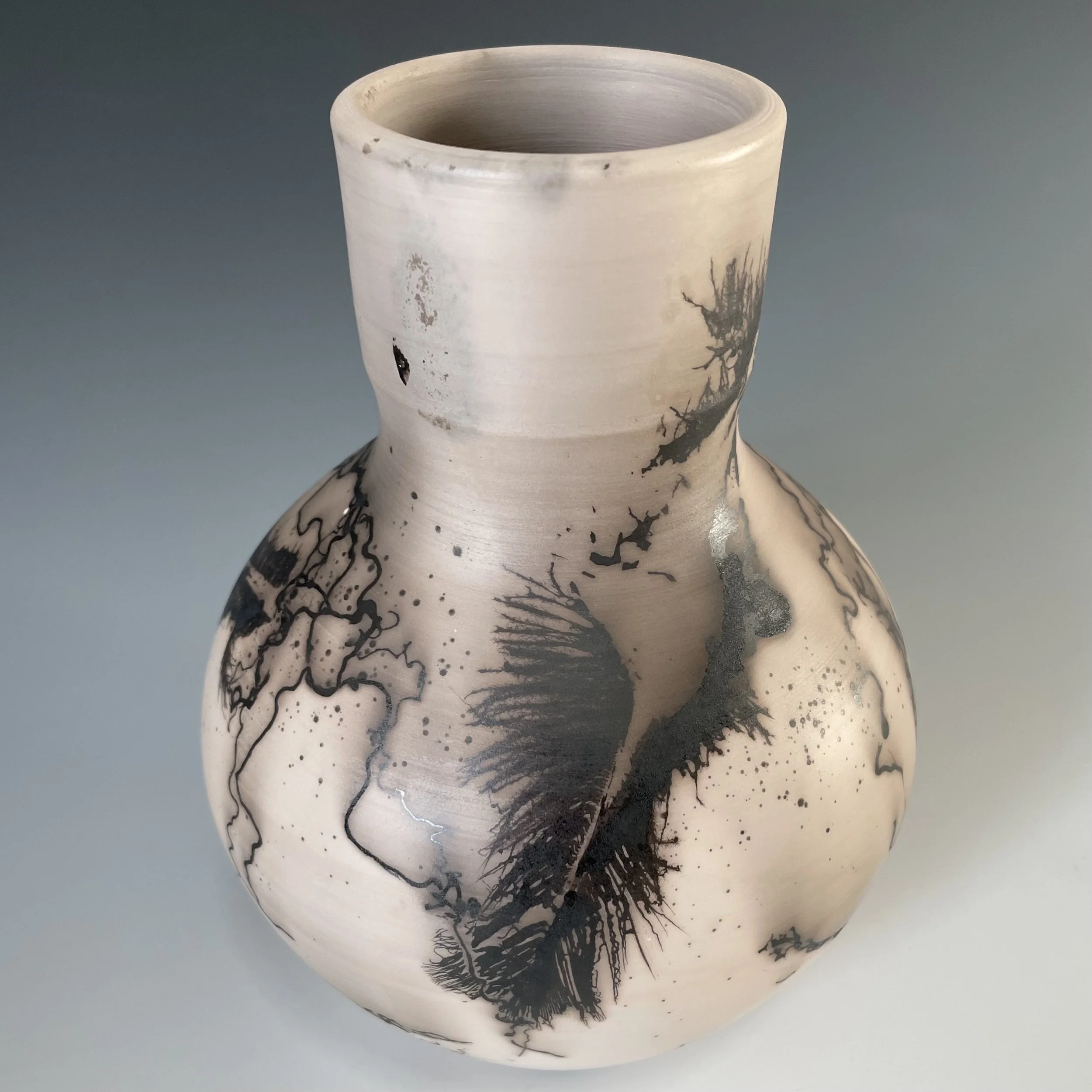 Medium Bulbous Horsehair Bottle Form