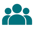 Icon of three people
