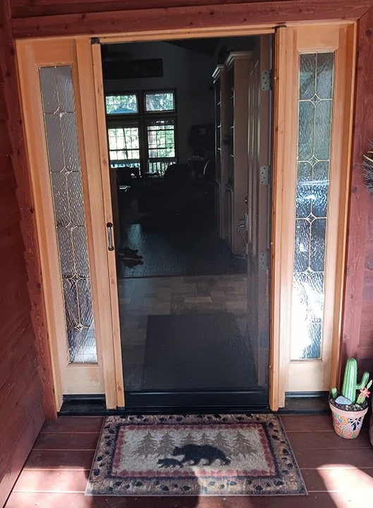 Phantom Wood-Grain Legacy on a Front Door - Extended Position