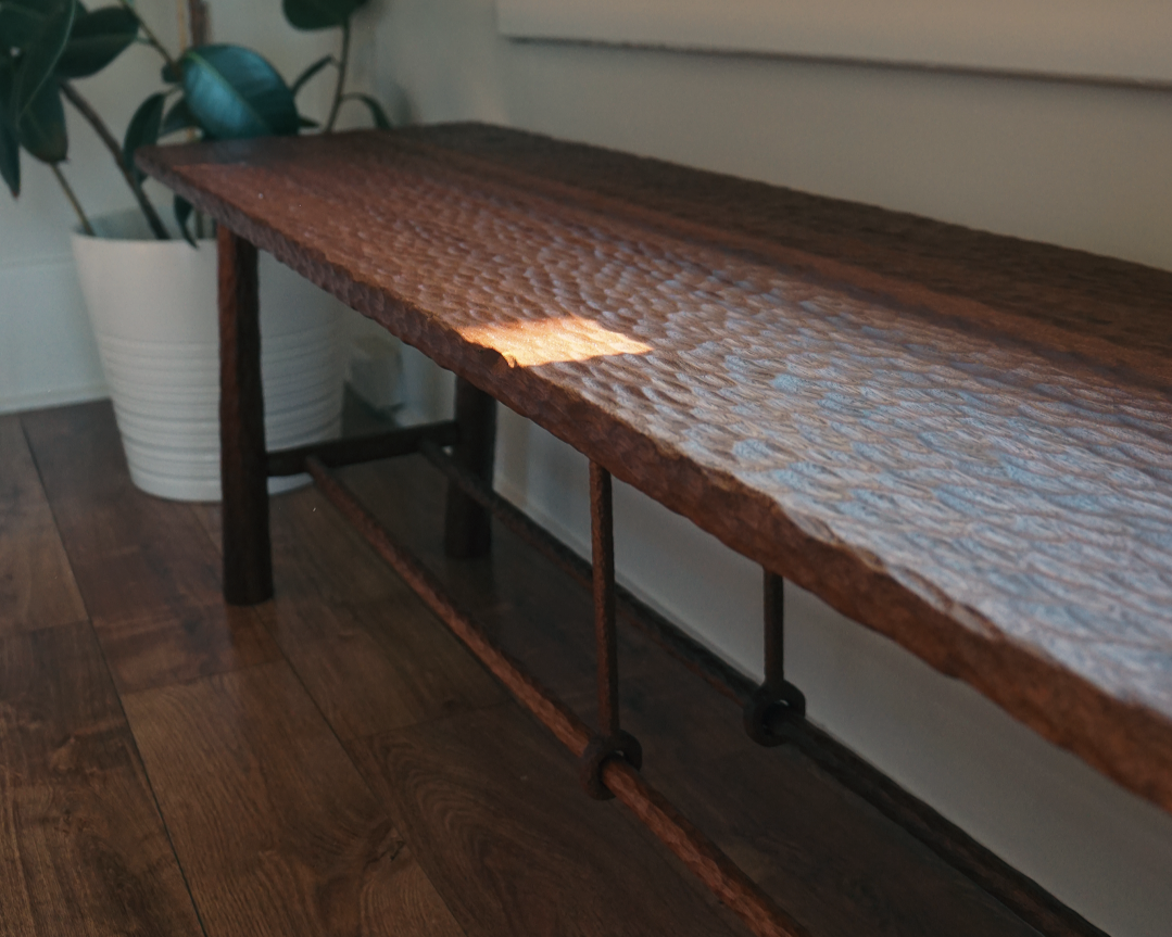 Custom entry bench